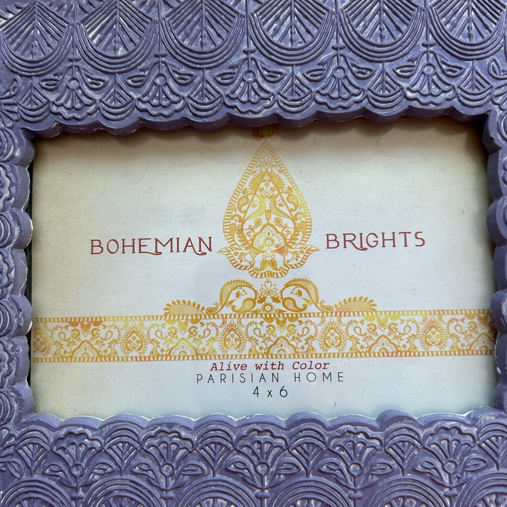 💚3/$25 Intricately Designed Purple Photo Frame - Picture 10 of 10